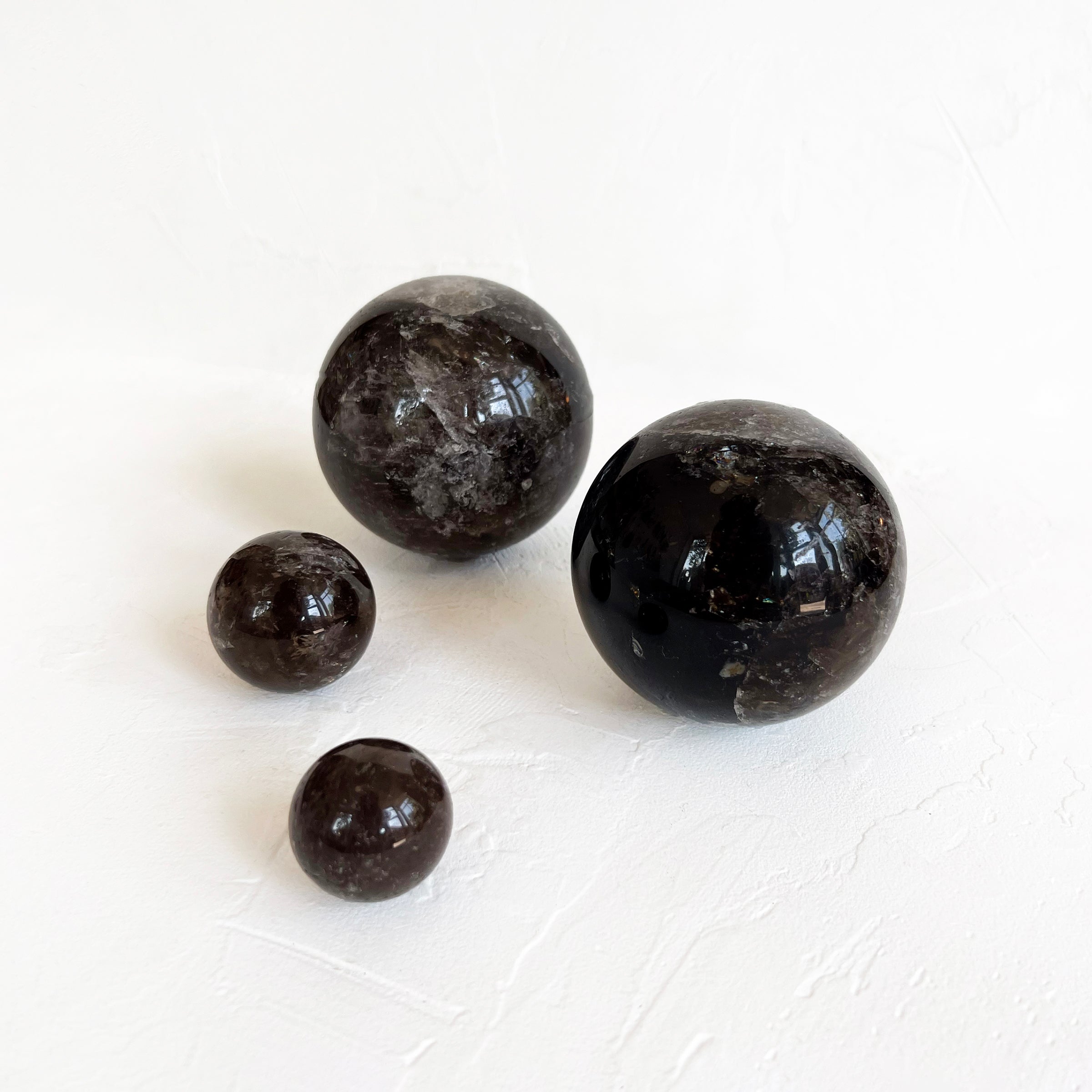 Smoky Quartz Spheres