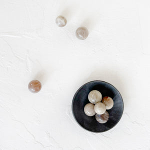 Mini Sunstone Moonstone Spheres