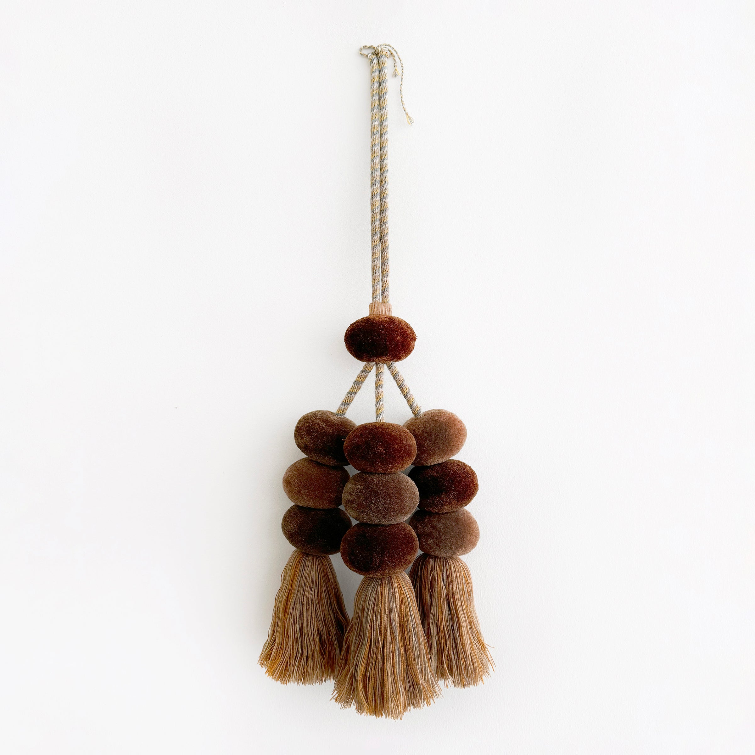Mexican Pom Tassel in Browns