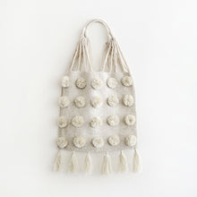 Load image into Gallery viewer, Wool Pom Shoulder Bag in Cream