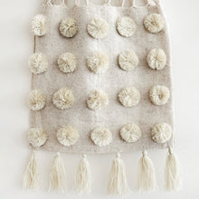 Load image into Gallery viewer, Wool Pom Shoulder Bag in Cream