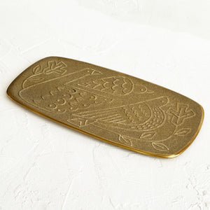 Brass Bird Tray