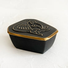 Load image into Gallery viewer, Brass Bird Box in Black