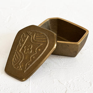 Brass Double Bird Box