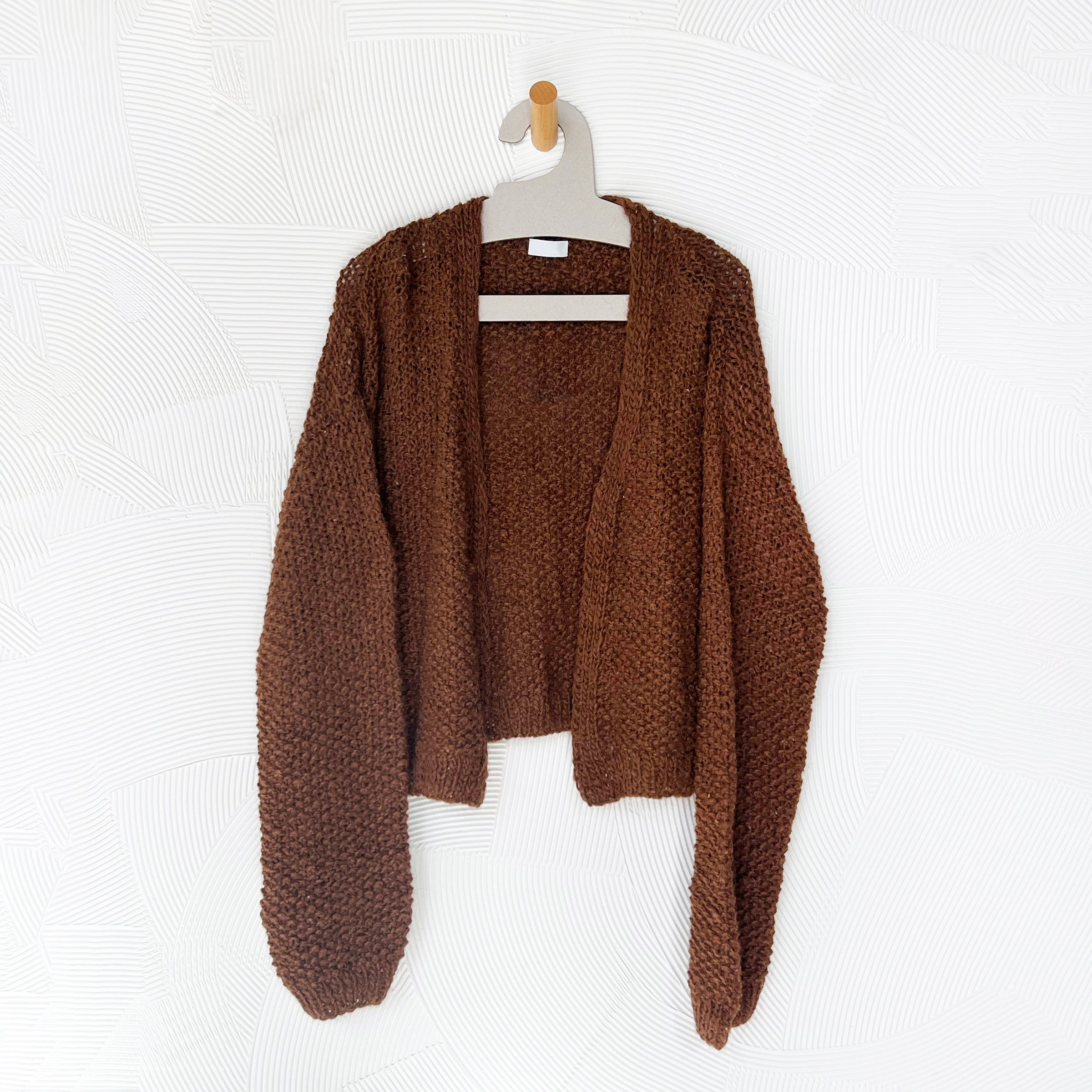 Arroz Mid Cardigan in Brown