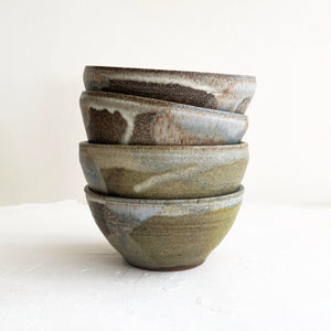 Mitsuko Bowl in Olive & Blue