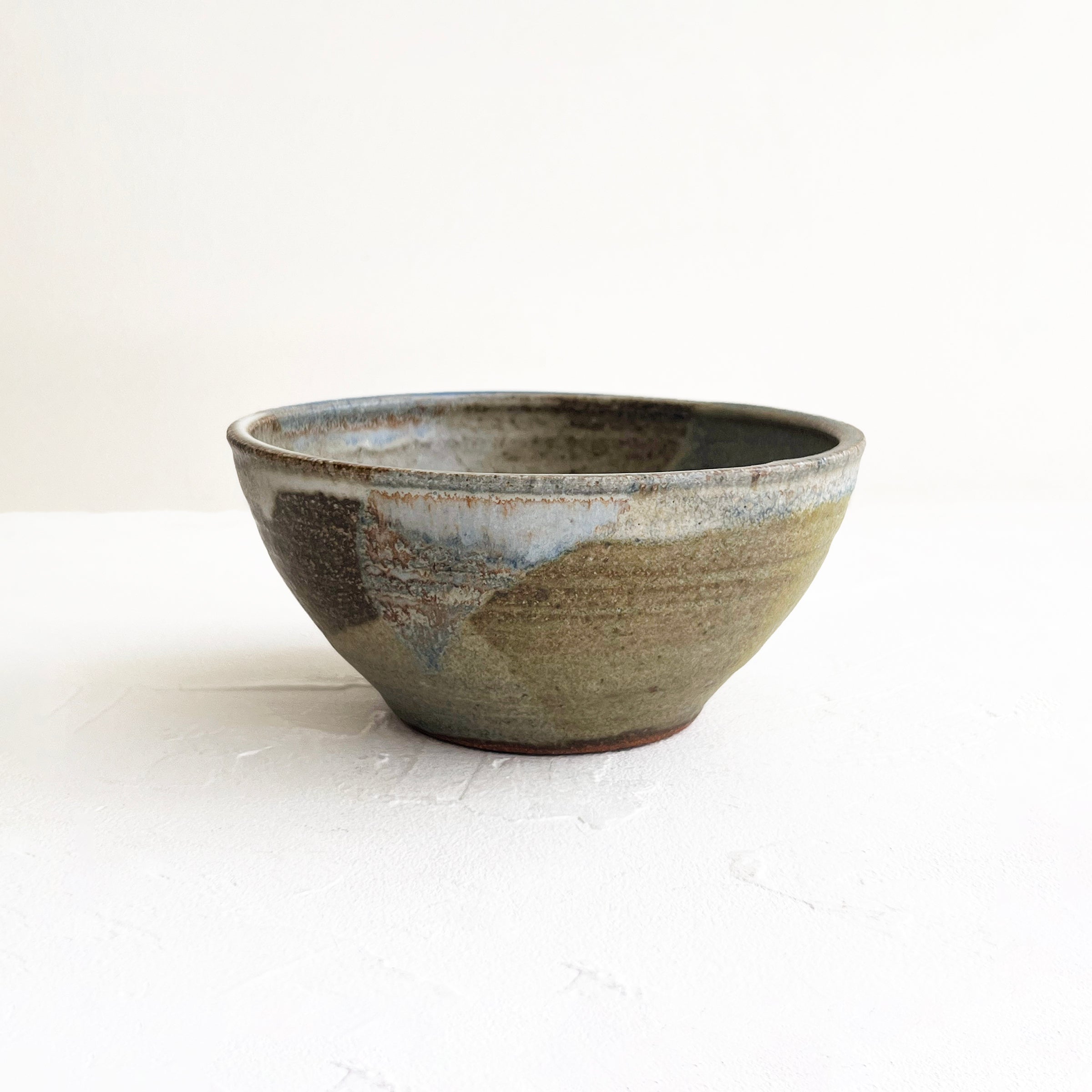 Mitsuko Bowl in Olive & Blue