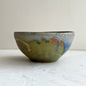 Mitsuko Bowl in Lime & Blue