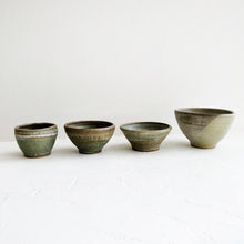 Load image into Gallery viewer, Tiny Mitsuko Bowl in Limes, Blues &amp; Browns