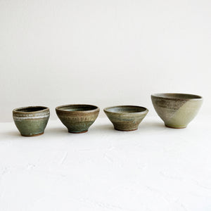 Tiny Mitsuko Bowl in Limes, Blues & Browns