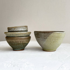 Tiny Mitsuko Bowl in Limes, Blues & Browns