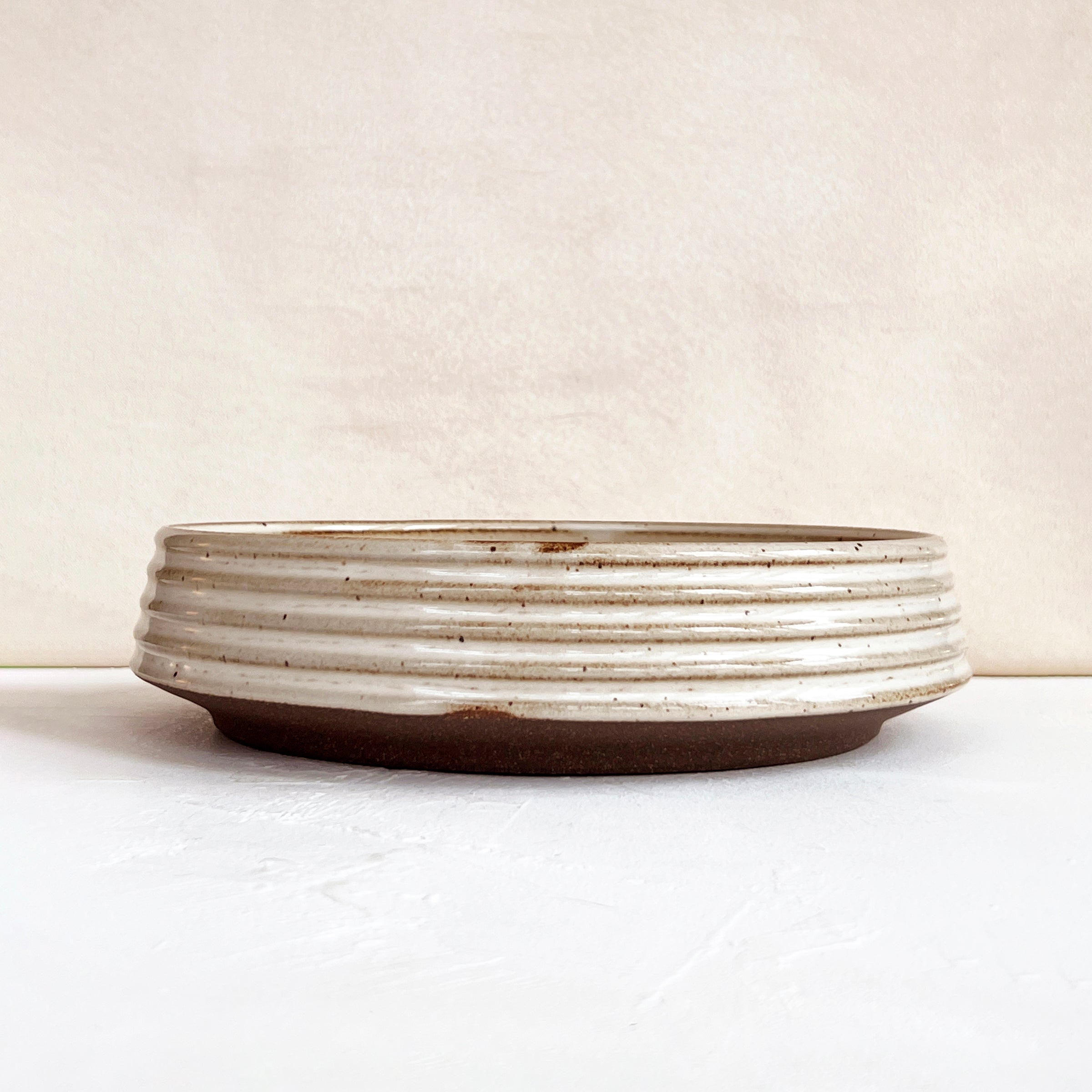 Serving Bowl in Warm White