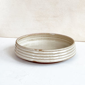 Serving Bowl in Warm White