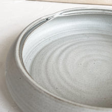 Load image into Gallery viewer, Low Scalloped Bowl in Matte Grey