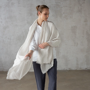 Gauzy Linen Scarf