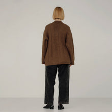 Load image into Gallery viewer, Roan Wrap Cardigan in Saddle