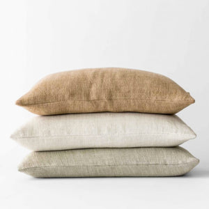 Margaux Linen Pillow in Pampas