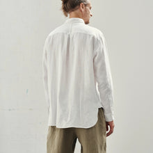 Load image into Gallery viewer, Optical White Linen Larch Shirt