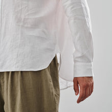 Load image into Gallery viewer, Optical White Linen Larch Shirt