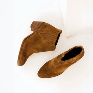 Clarissa Leather Suede Bootie