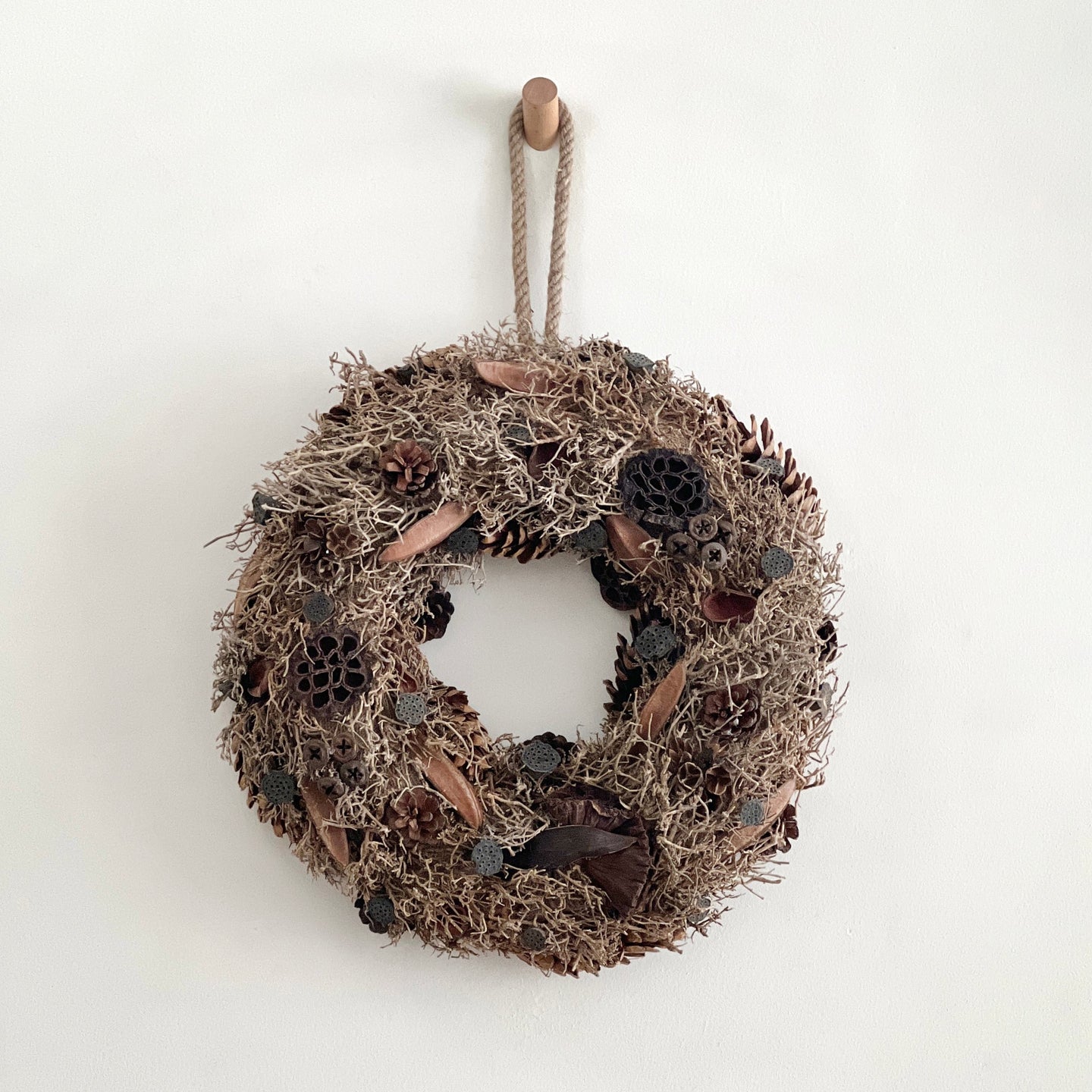 Dried Natural Seed Wreath